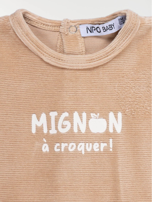 Dors-bien message mignon garçon (3-24M) Dors-bien message mignon garçon (3-24M)