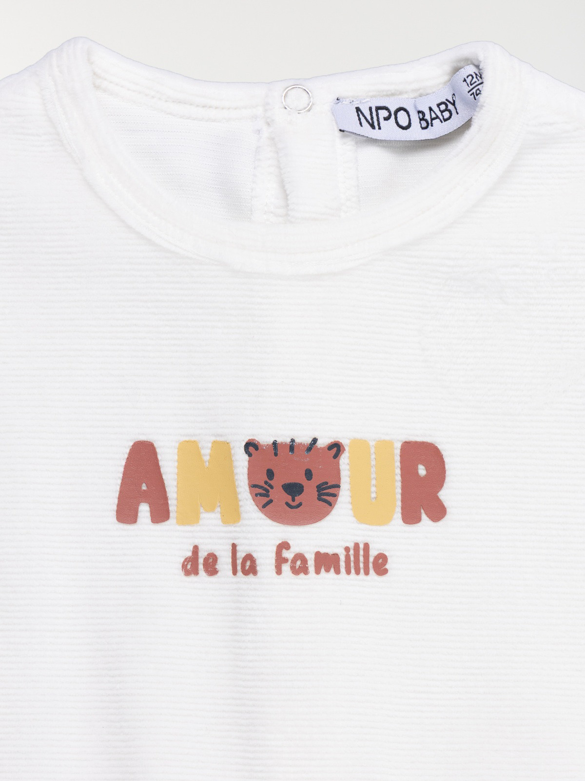 Dors-bien écru amour garçon (3-24M)