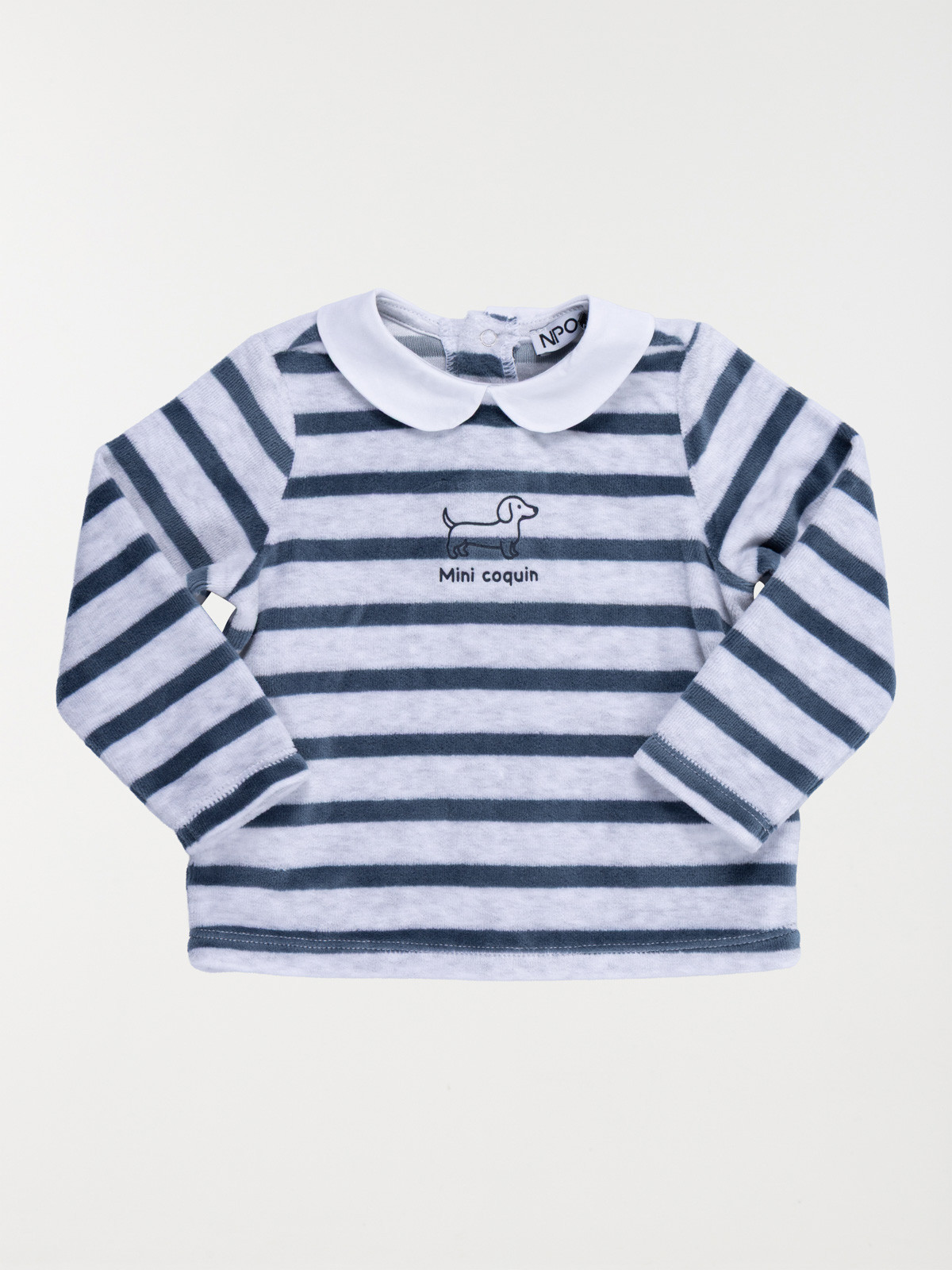 Pyjama rayé mini coquin garçon (6-36M) Pyjama rayé mini coquin garçon (6-36M)