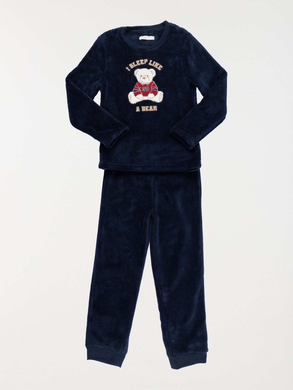 Pyjama polaire nounours fille (6-14A) Pyjama polaire nounours fille (6-14A)
