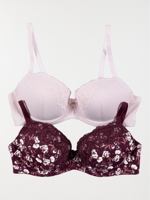 Lot de 2 soutien-gorge...