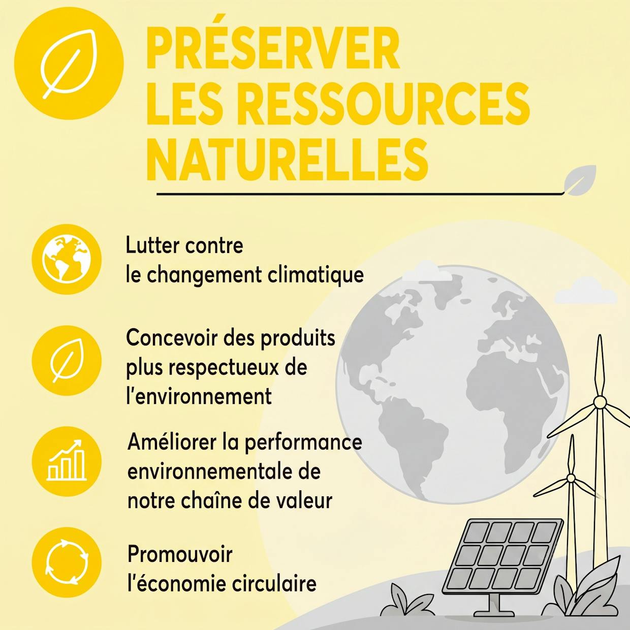 Préserver les ressources naturelles