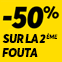 -50% sur la 2ème foutas