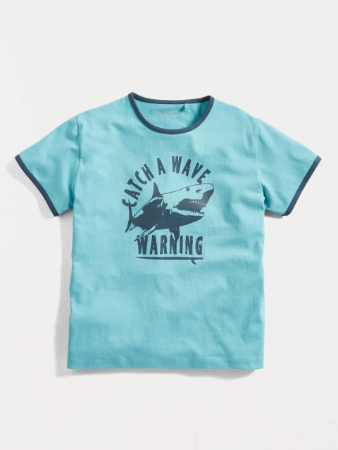T-shirt imprimé requin garçon (10-16A)