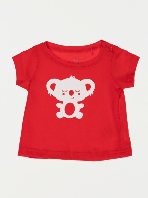 T-shirt koala rouge garçon (3-24M)