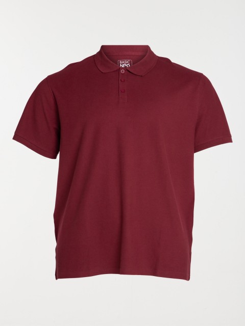 Polo cabernet grande taille homme