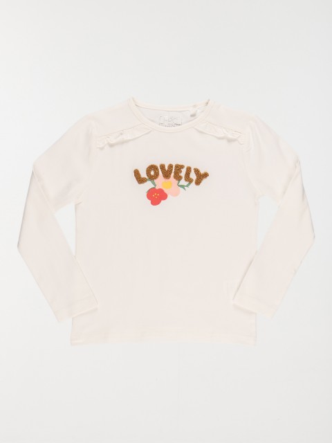 T-shirt motif floral fille (3-8A)