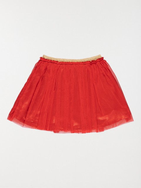 Jupe tulle doublure sequins fille (3-8A)