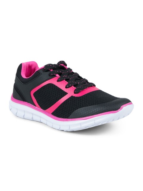 Chaussures de sport noir/rose femme