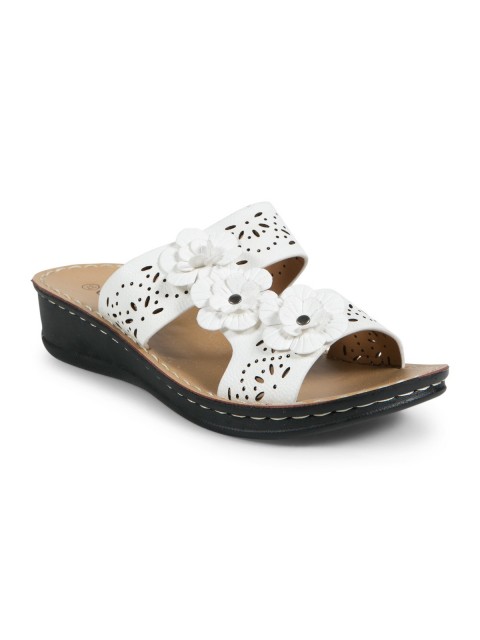 Mules fantaisies blanches femme (36-41)