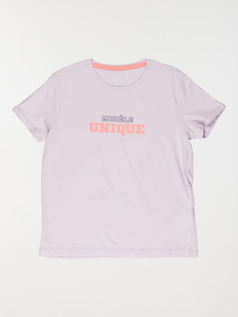 T-shirt fille modèle unique (10-16A)