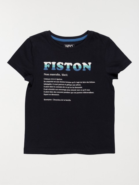 T-shirt garçon imprimé "Fiston" (3-8A)