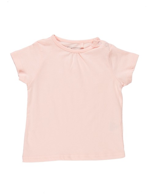 T-shirt uni rose bébé fille (3-24M)