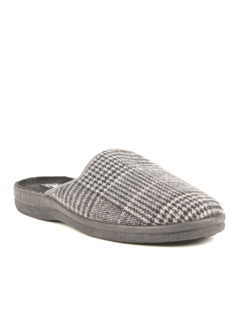 Chaussons mules homme gris (40-46)