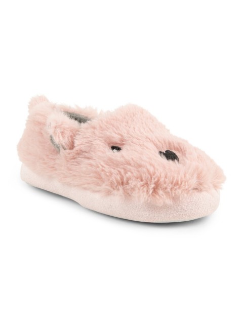 Pantoufle ours fille rose (24-30)