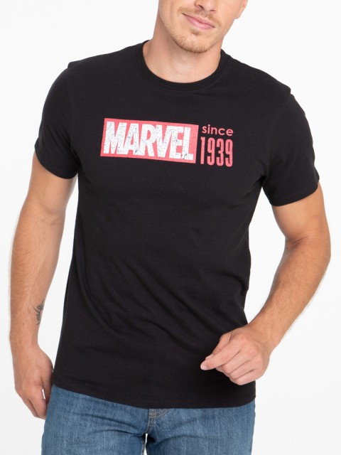 T-shirt Marvel noir homme