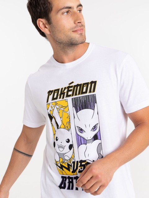 T-shirt 100% coton Pokémon homme