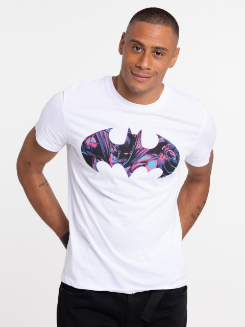 T-shirt Batman blanc homme