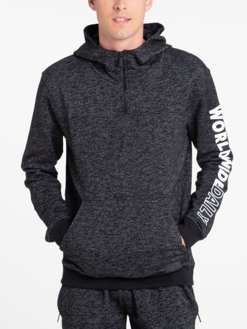 Sweat homme gris anthracite chiné