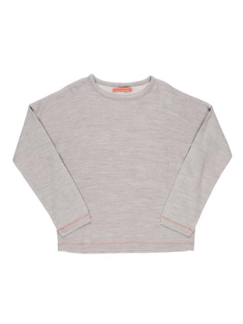 Pull fille gris chiné (10-16A)