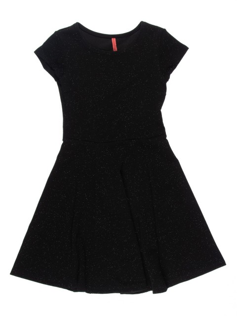 Robe patineuse noire fille (10-16A)