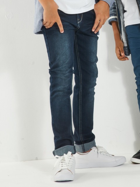 Jeans 5 poches garçon (10-16A)