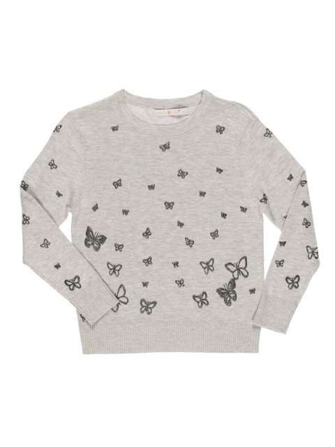 Pull papillons fille (3-8A)