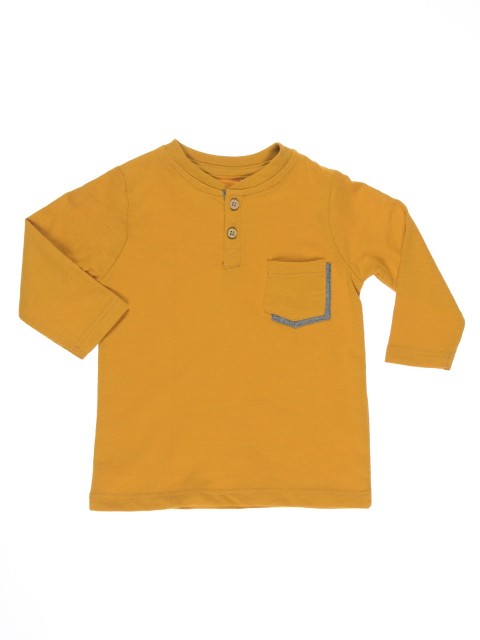T-shirt basique moutarde garçon (3-24M)
