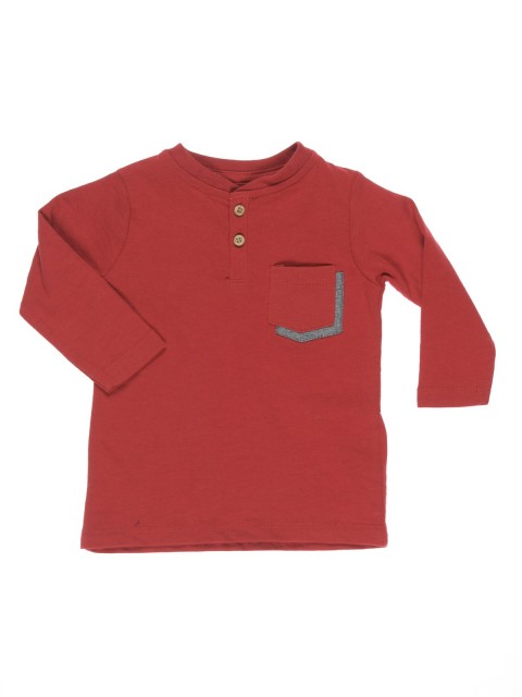 T-shirt basique rouge garçon (3-24M)