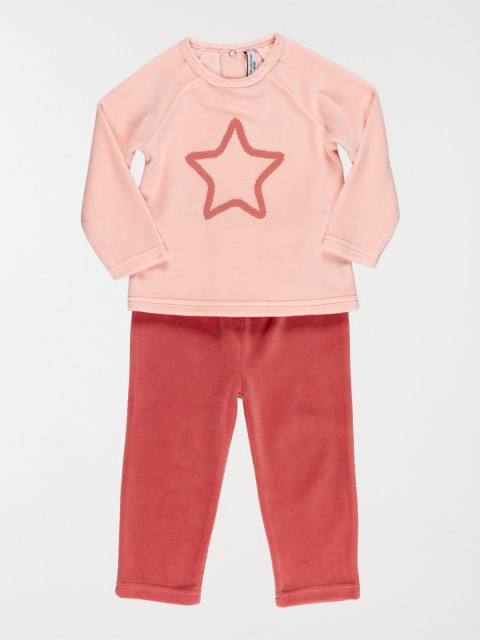 Pyjama étoile fille chamallow (3-24M)