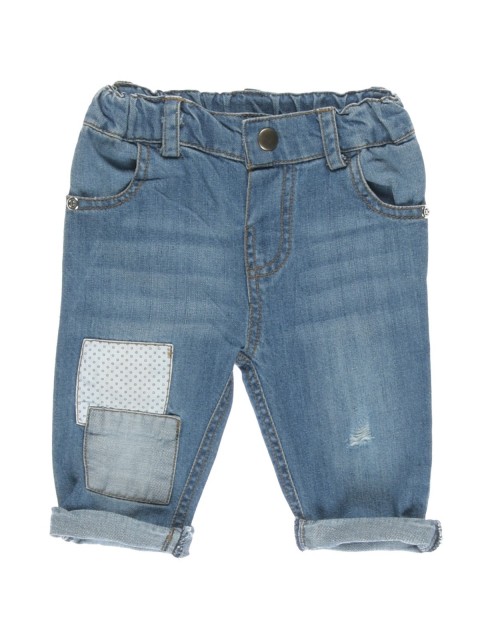 Jean patchs fille (3-36M)