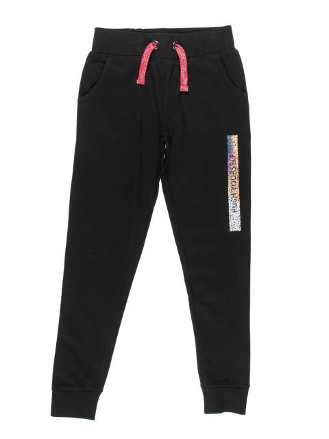 Pantalon de jogging noir (10-16A)