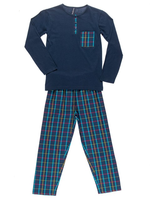 Pyjama à carreaux garçon (10-16A)