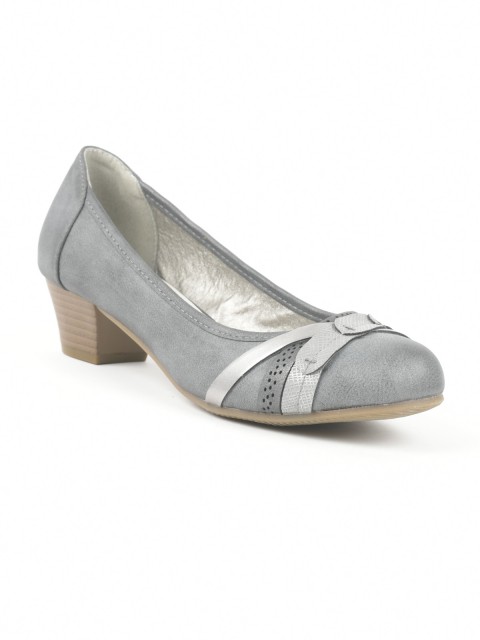 Chaussures à talon femme gris (37-42)