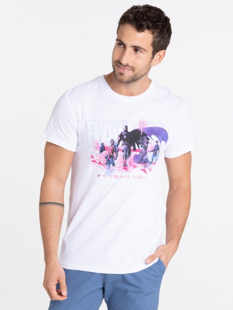 T-shirt Batman coloris blanc homme