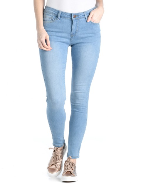 Jeans Skinny 7/8 bleached femme