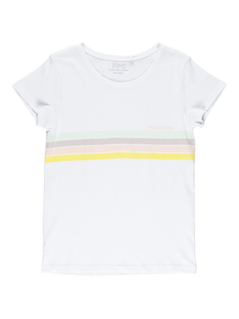T-shirt rayures colorées fille (10-16A)
