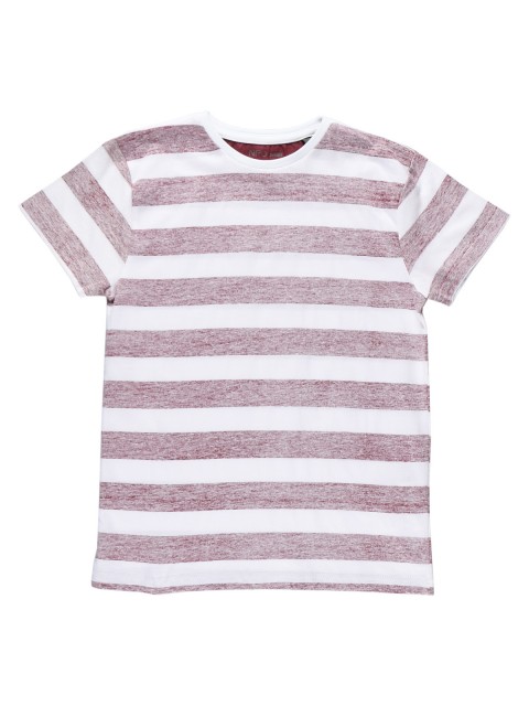 T-shirt rayé blanc garçon (10-16A)