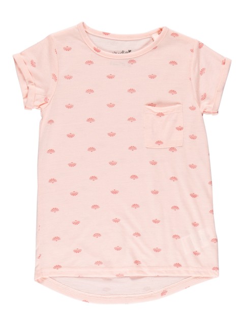 T-shirt imprimé coquillages rose (3-10A)