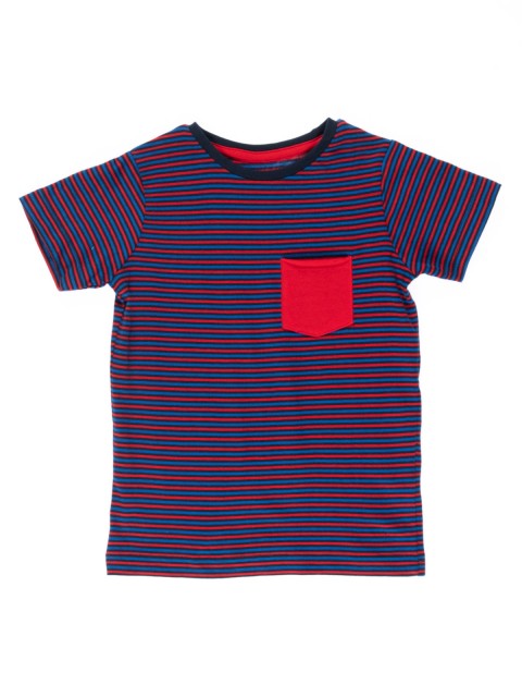 T-shirt rayures tricolores garçon (3-8A)