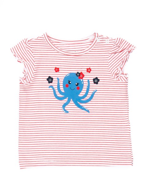 T-shirt imprimé pieuvre fille (3-36M)