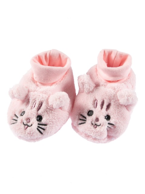 Chaussons pieds formés chat bébé