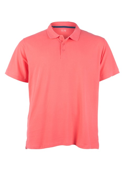 Polo rose grande taille homme