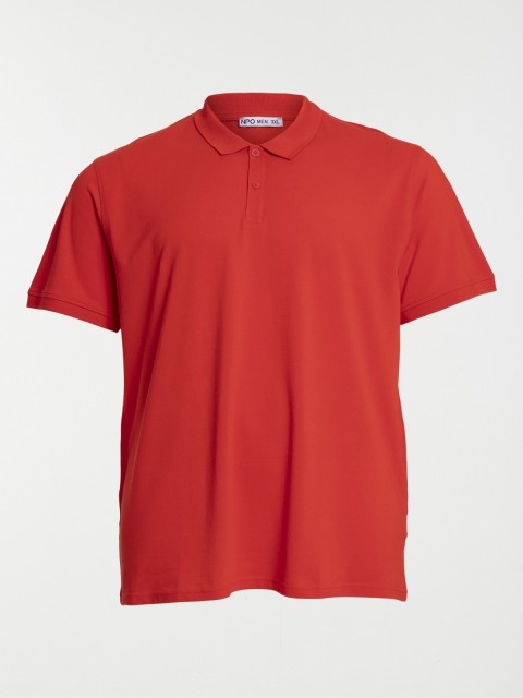Polo tomate grande taille homme