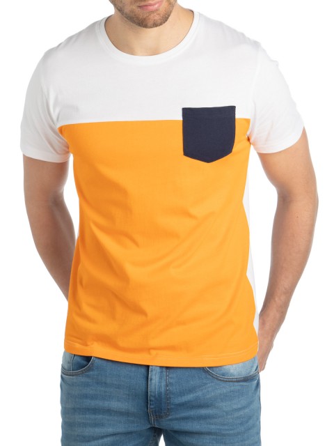 T-shirt color block homme
