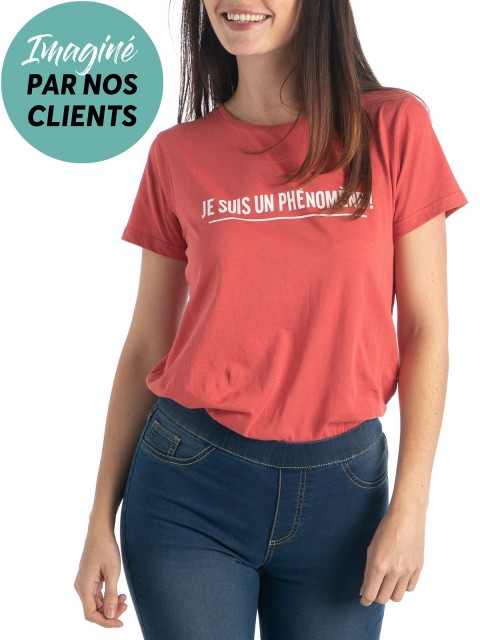 T-shirt à message tomette femme