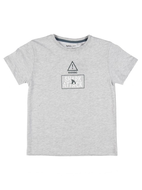 T-shirt gris chiné garçon (10-16A)