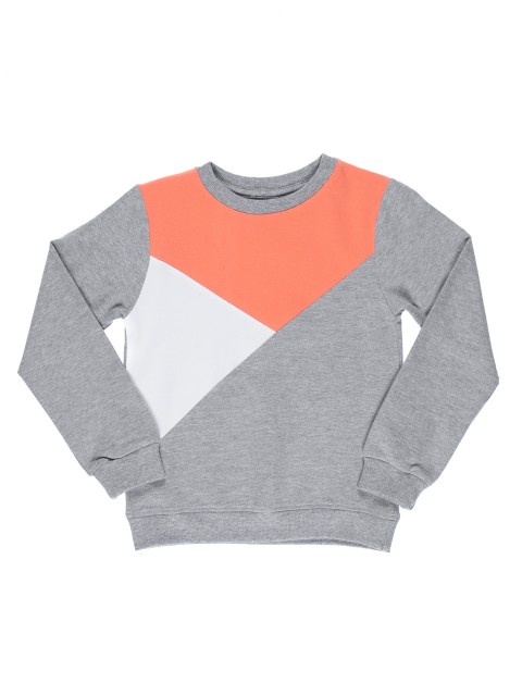 Sweat 3 couleurs fille (3-10A)