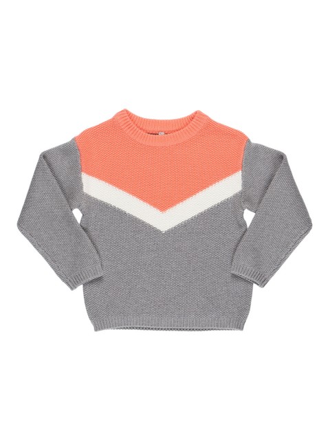 Pull fille color block (3-8A)