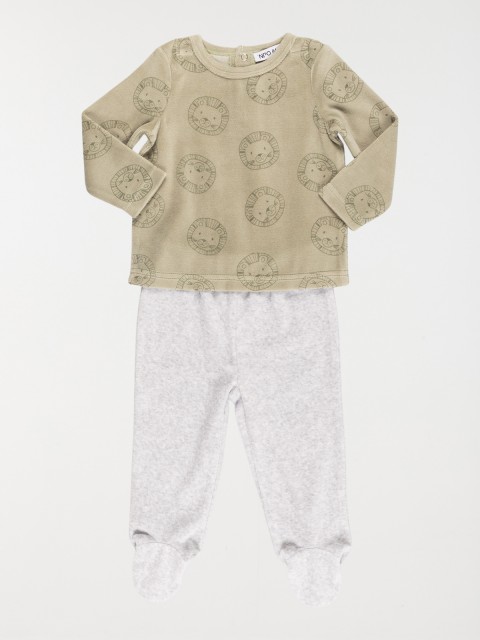 Pyjama imprimé lion garçon (3- 24M)